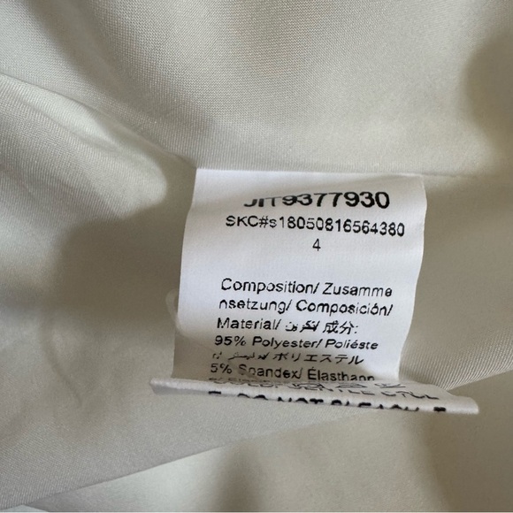 SHEIN White Circle Full Skirt Lined size M - Picture 8 of 8